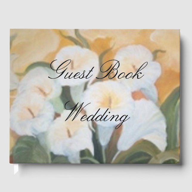 Libro De Visitas Arums blancos (Anverso)