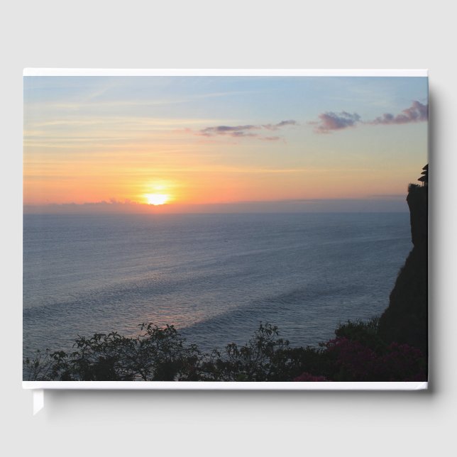 Libro De Visitas Atardecer tropical (Anverso)