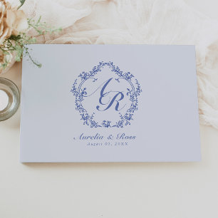 Libro De Visitas AURELIA Chinoiserie Monograma Floral victoriano