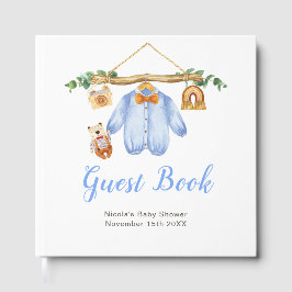 Libro De Visitas Autumn Fall Clothes Line Boy Baby Shower