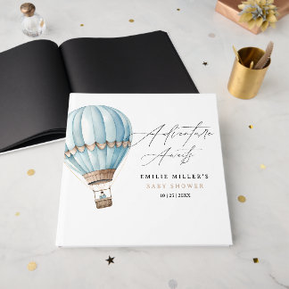 Libro De Visitas Aventura Esperando Globos Aerostáticos para Baby S