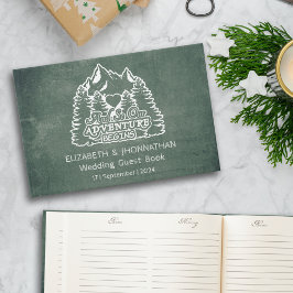 Libro De Visitas Aventura Rustica inicia Bodas de pizarra verde