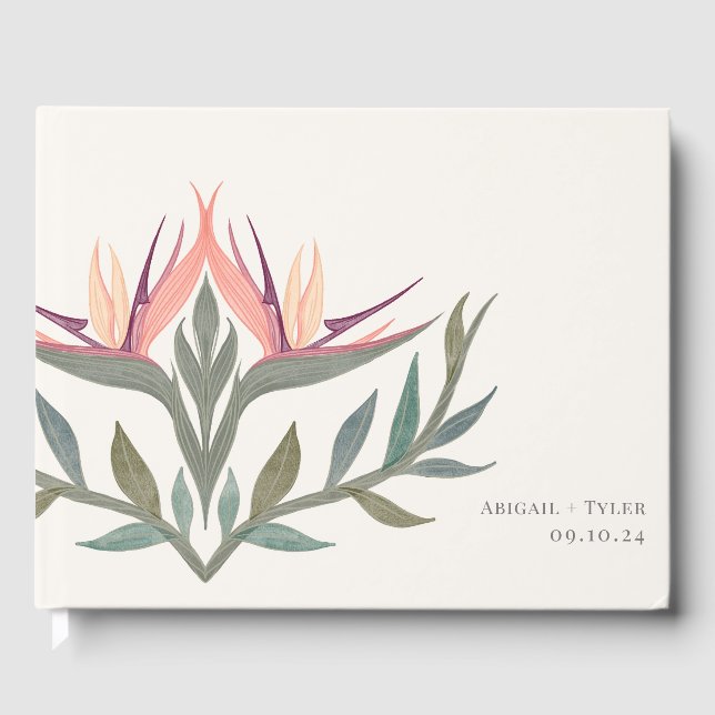 Libro De Visitas Aves amorosos en el paraíso (Anverso)