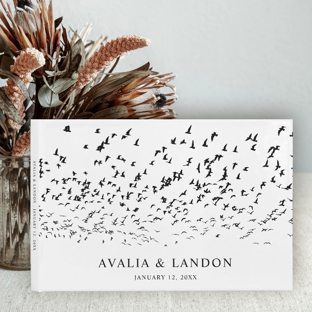 Libro De Visitas Aves modernas de un Boda de pluma (Subido por el creador)
