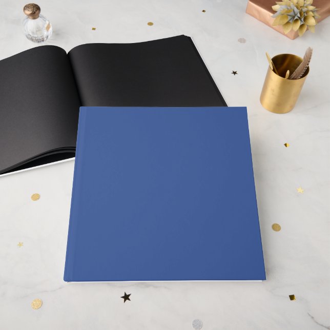 Libro de Visitas Azul Corporativo – Personalizable (Anverso Abierto)