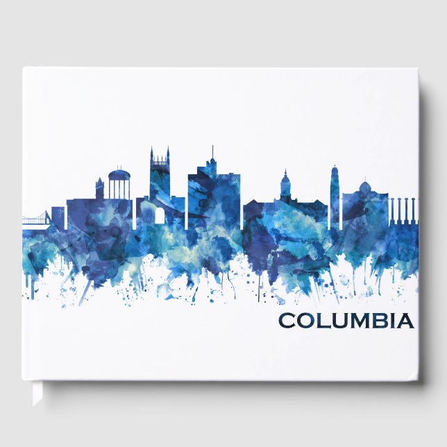Libro De Visitas Azul del Skyline de Columbia Missouri (Anverso)