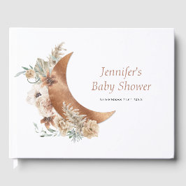 Libro De Visitas Baby Shower Boho Terracotta Guest Book