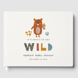 Libro De Visitas Baby Shower de animales de la selva tropical de Sc