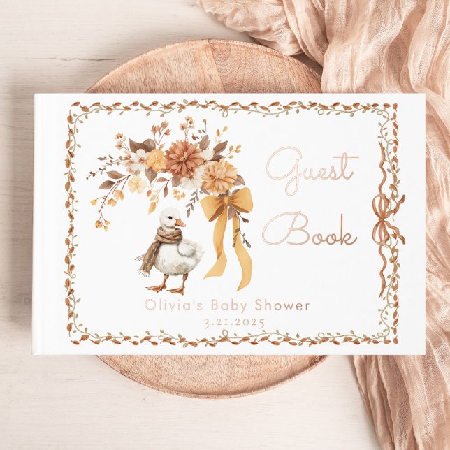 Libro De Visitas Baby Shower de caída rusa de Silly Goose (Subido por el creador)