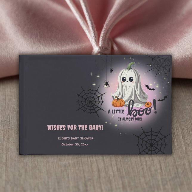 Libro De Visitas Baby Shower de calabaza de Halloween (Subido por el creador)