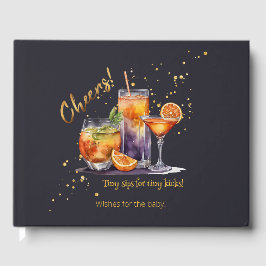 Libro De Visitas Baby Shower de cócteles de Halloween