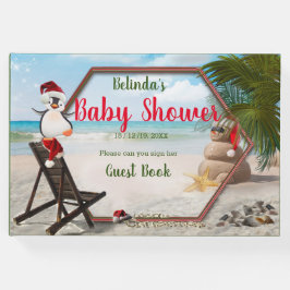 Libro De Visitas Baby Shower de Navidades de verano