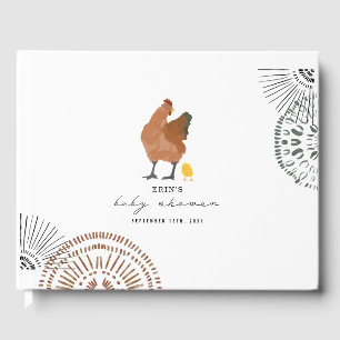 Libro De Visitas Baby Shower de pollo