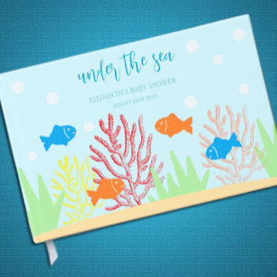Libro De Visitas Baby Shower de Sea Life