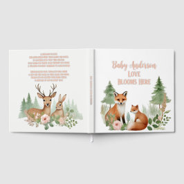 Libro De Visitas Baby Shower de Woodland Animals