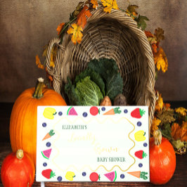 Libro De Visitas Baby Shower en el mercado de agricultores locales