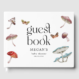 Libro De Visitas Baby Shower encantado con hongos rusos