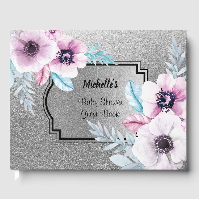 Libro De Visitas Baby Shower Guest Book (Anverso)