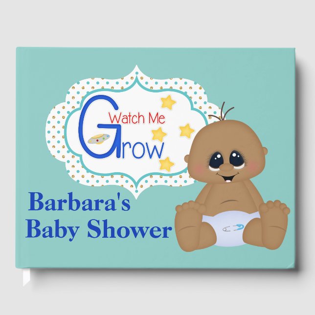 Libro De Visitas Baby Shower personalizado (Anverso)