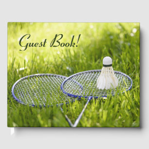 Libro De Visitas Badminton se prepara para usar información persona