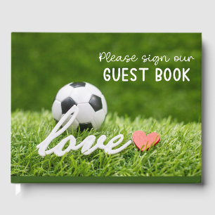 Libro De Visitas Balón de fútbol sobre hierba verde