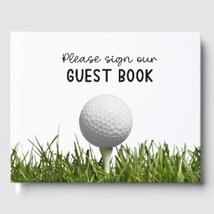 Libro De Visitas Baloncesto de golf sobre césped verde