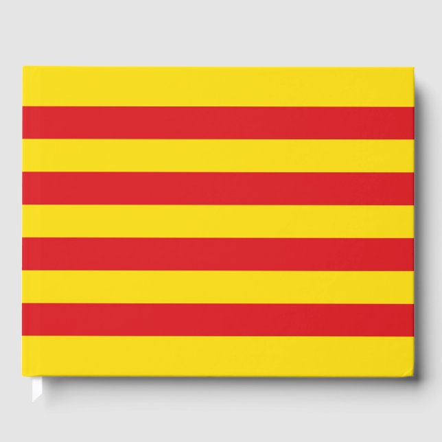 Libro De Visitas Bandera catalana (Anverso)