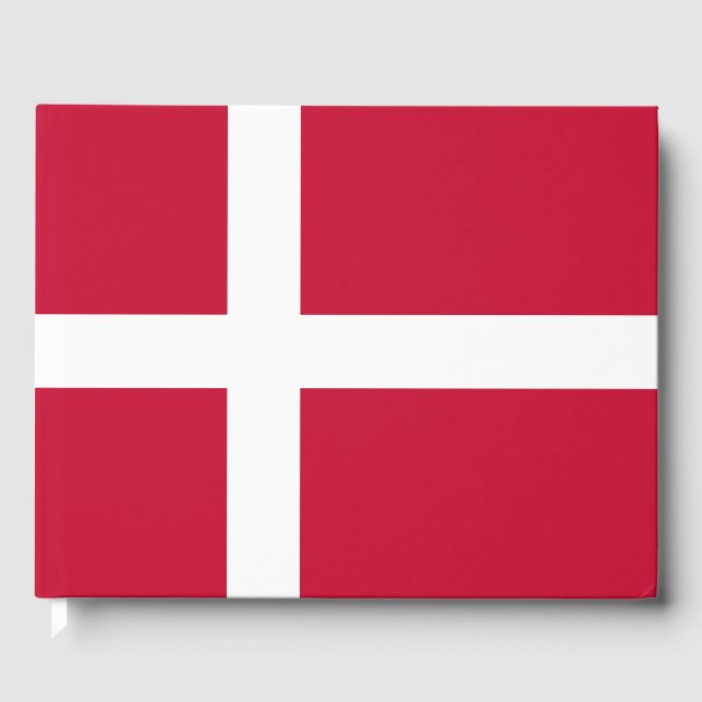 Libro De Visitas Bandera danesa (Anverso)