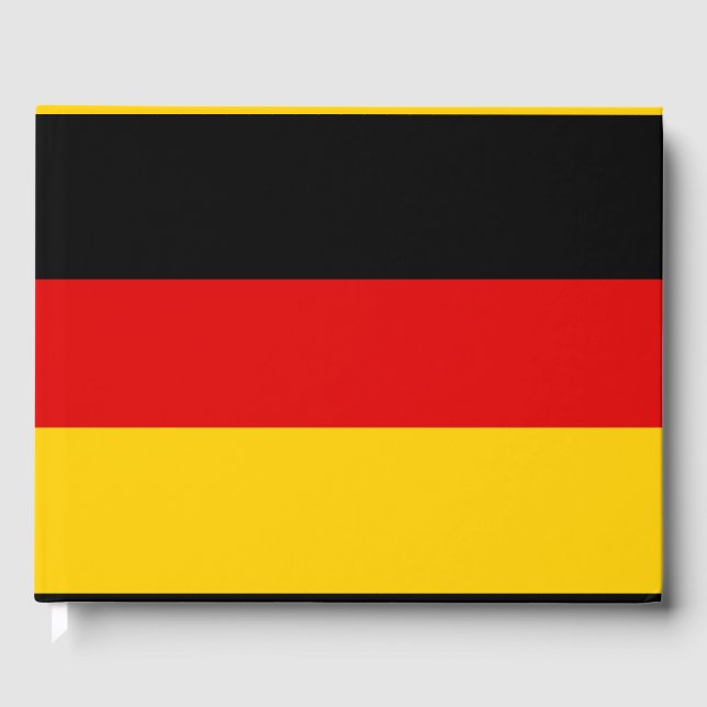 Libro De Visitas Bandera de Alemania (Anverso)