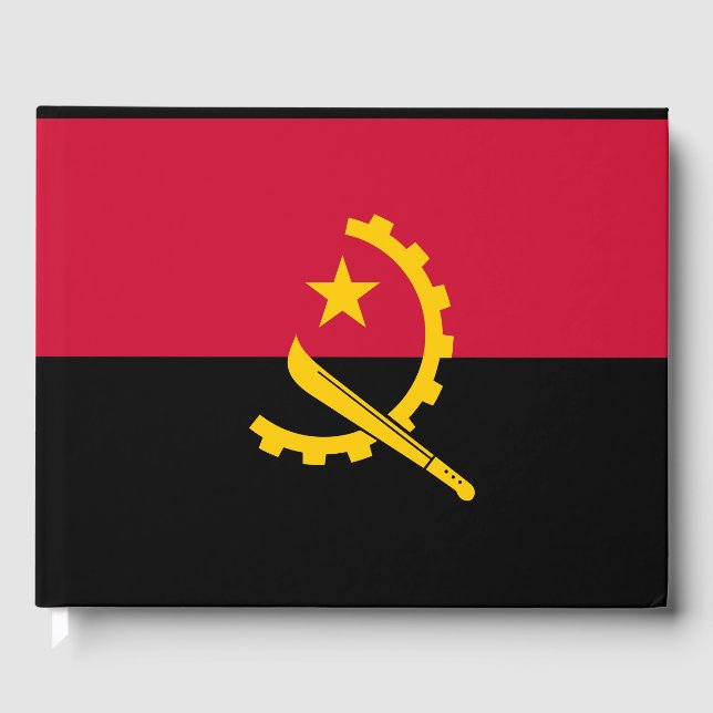 Libro De Visitas Bandera de Angola (Anverso)
