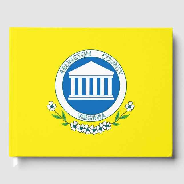 Libro De Visitas Bandera de Arlington (Virginia) (Anverso)