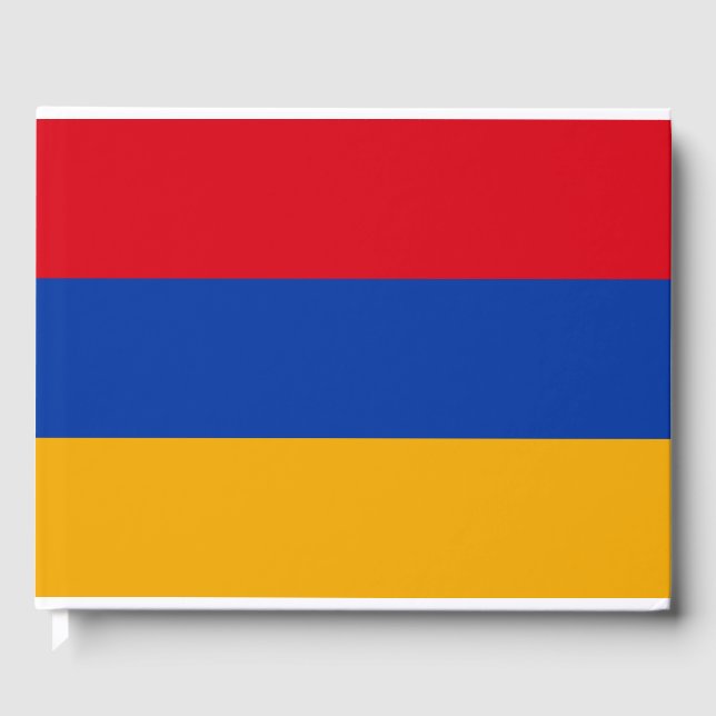 Libro De Visitas Bandera de Armenia (Anverso)