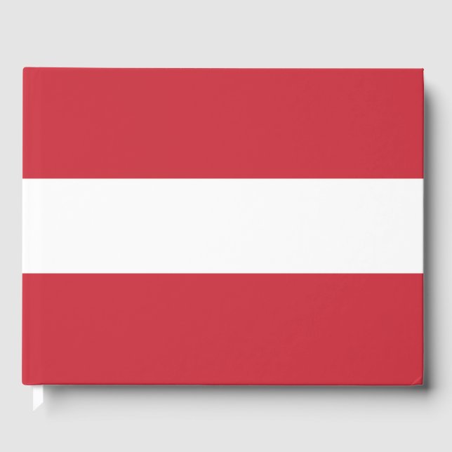 Libro De Visitas Bandera de Austria (Anverso)