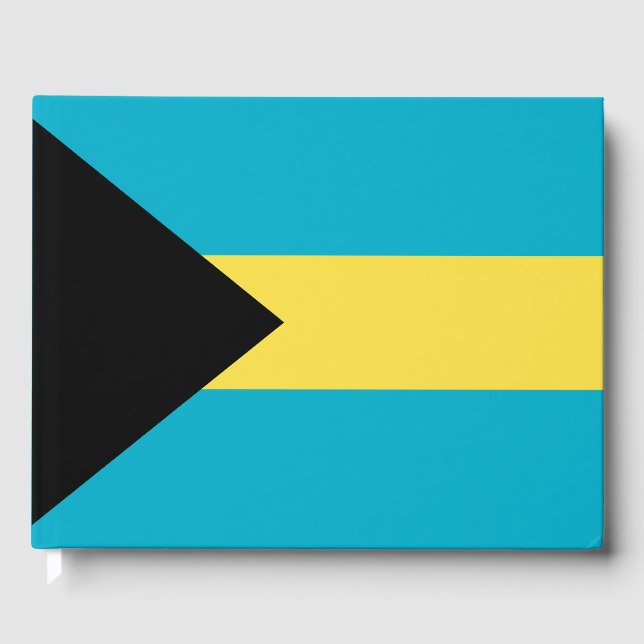 Libro De Visitas Bandera de Bahamas (Anverso)