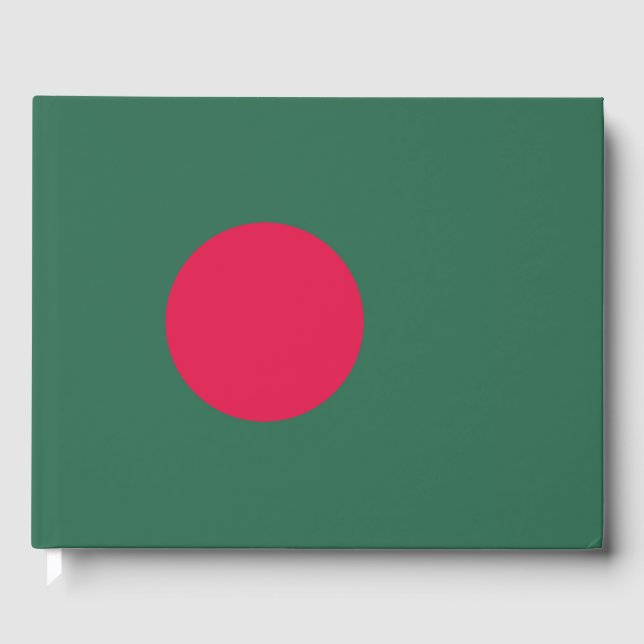 Libro De Visitas Bandera de Bangladesh (Anverso)