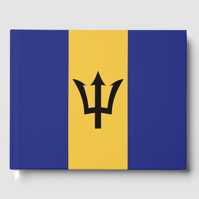 Libro De Visitas Bandera de Barbados (Anverso)