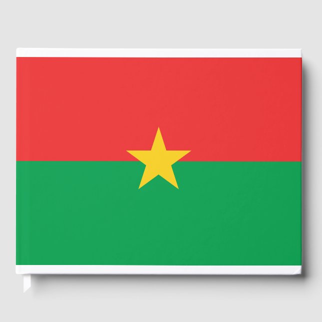Libro De Visitas Bandera de Burkina Faso (Anverso)