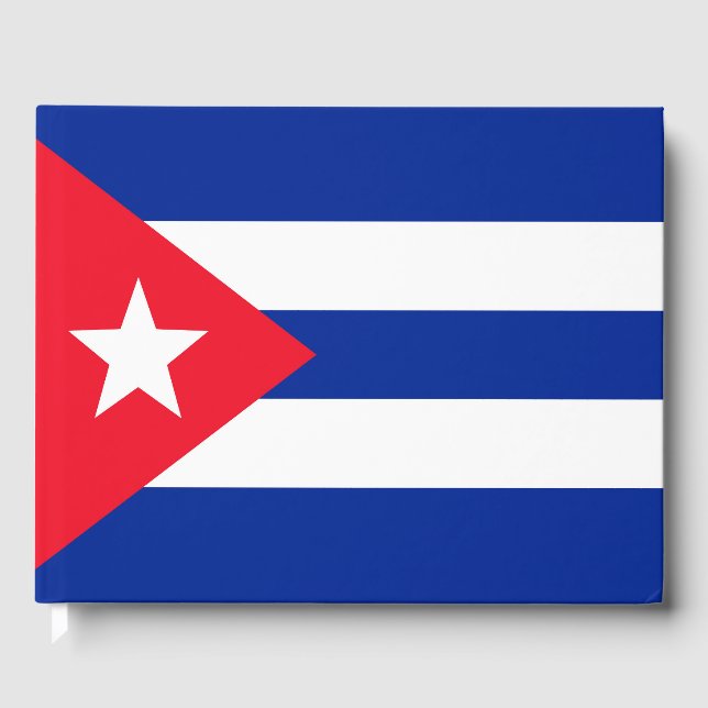 Libro De Visitas Bandera de Cuba (Anverso)