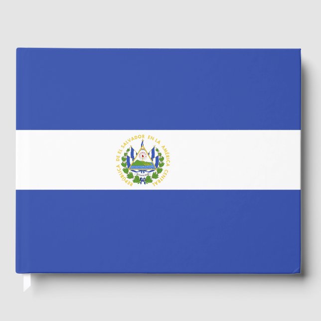 Libro De Visitas Bandera de El Salvador (Anverso)