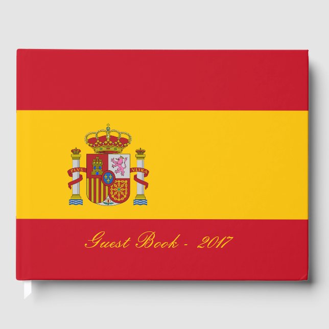 Libro De Visitas Bandera de España - Bandera de España (Anverso)