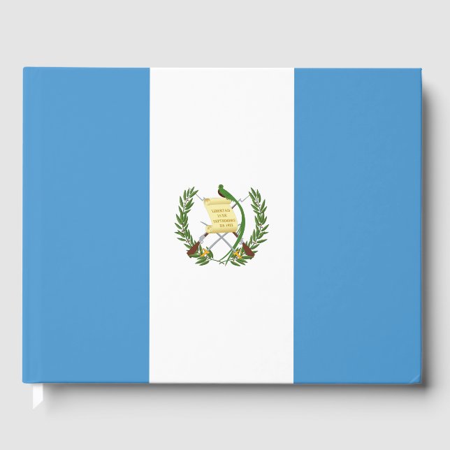 Libro De Visitas Bandera de Guatemala (Anverso)
