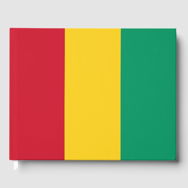Libro De Visitas Bandera de Guinea (Anverso)