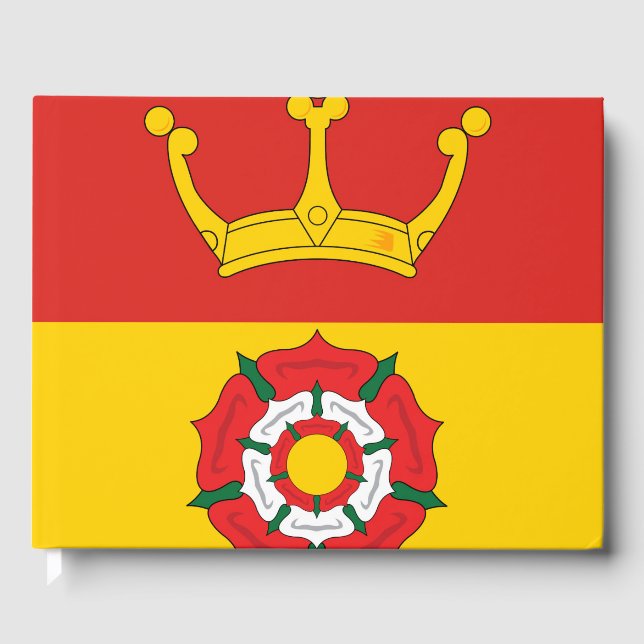 Libro De Visitas Bandera de Hampshire (condado del Reino Unido) (Anverso)