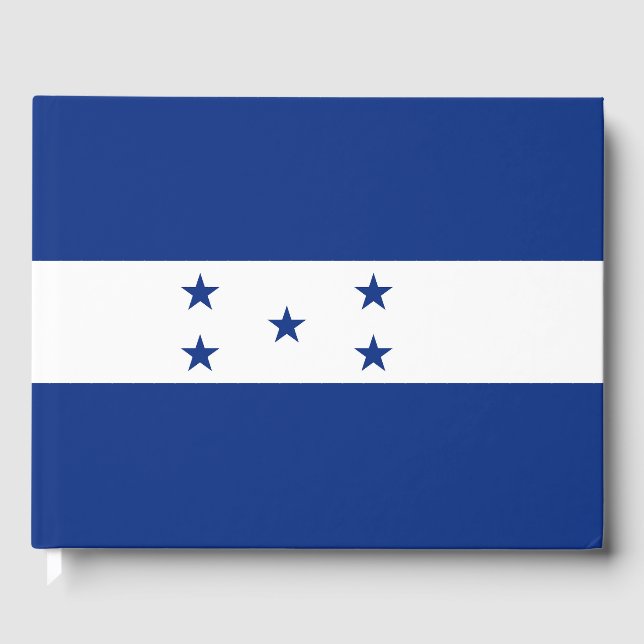 Libro De Visitas Bandera de Honduras (Anverso)