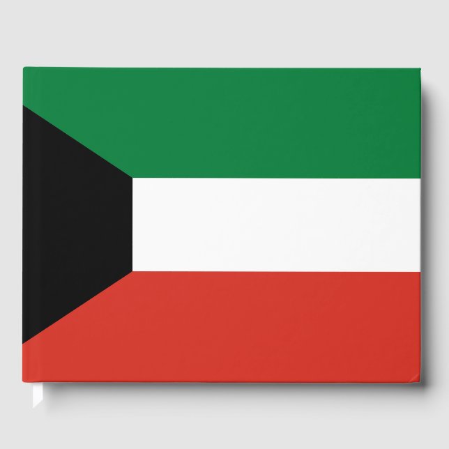 Libro De Visitas Bandera de Kuwait (Anverso)