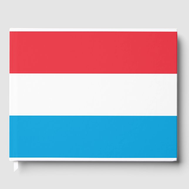 Libro De Visitas Bandera de Luxemburgo (Anverso)