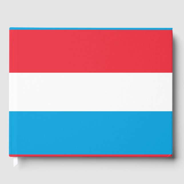 Libro De Visitas Bandera de Luxemburgo (Anverso)