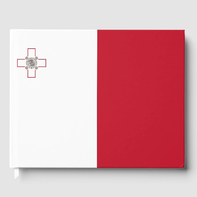 Libro De Visitas Bandera de Malta (Anverso)