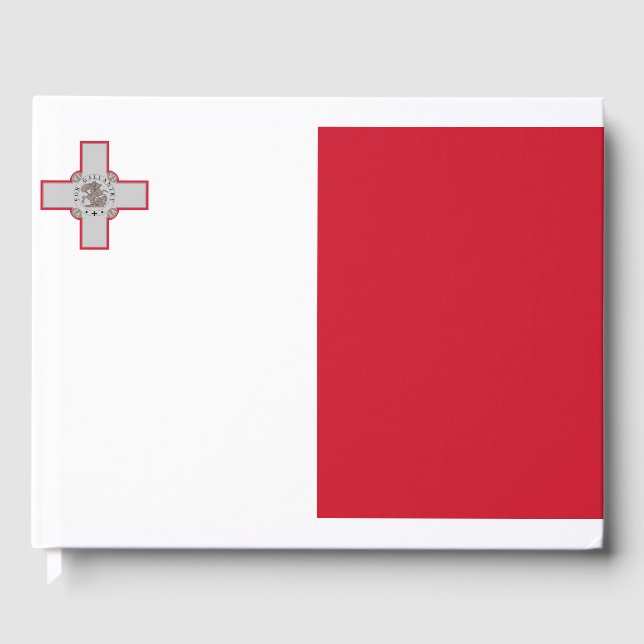 Libro De Visitas Bandera de Malta (Anverso)