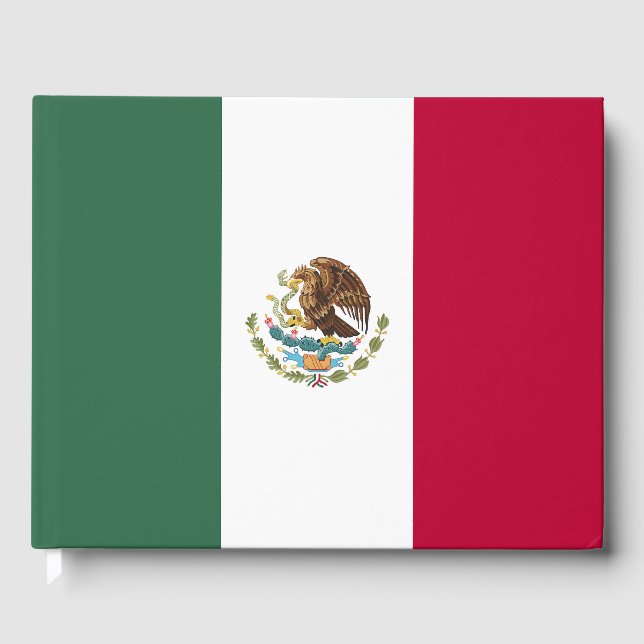Libro De Visitas Bandera de México (Anverso)